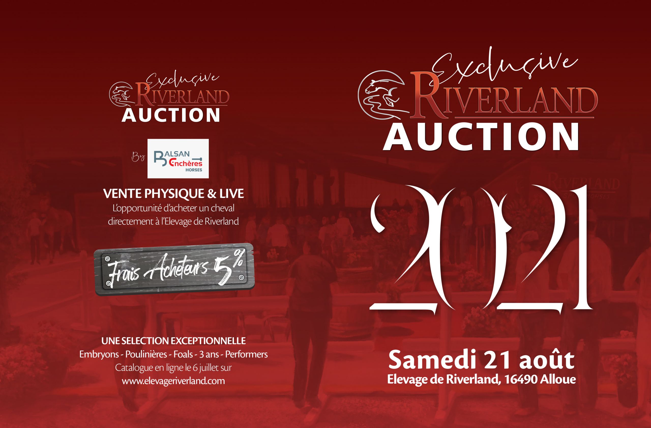 exclusive riverland auction